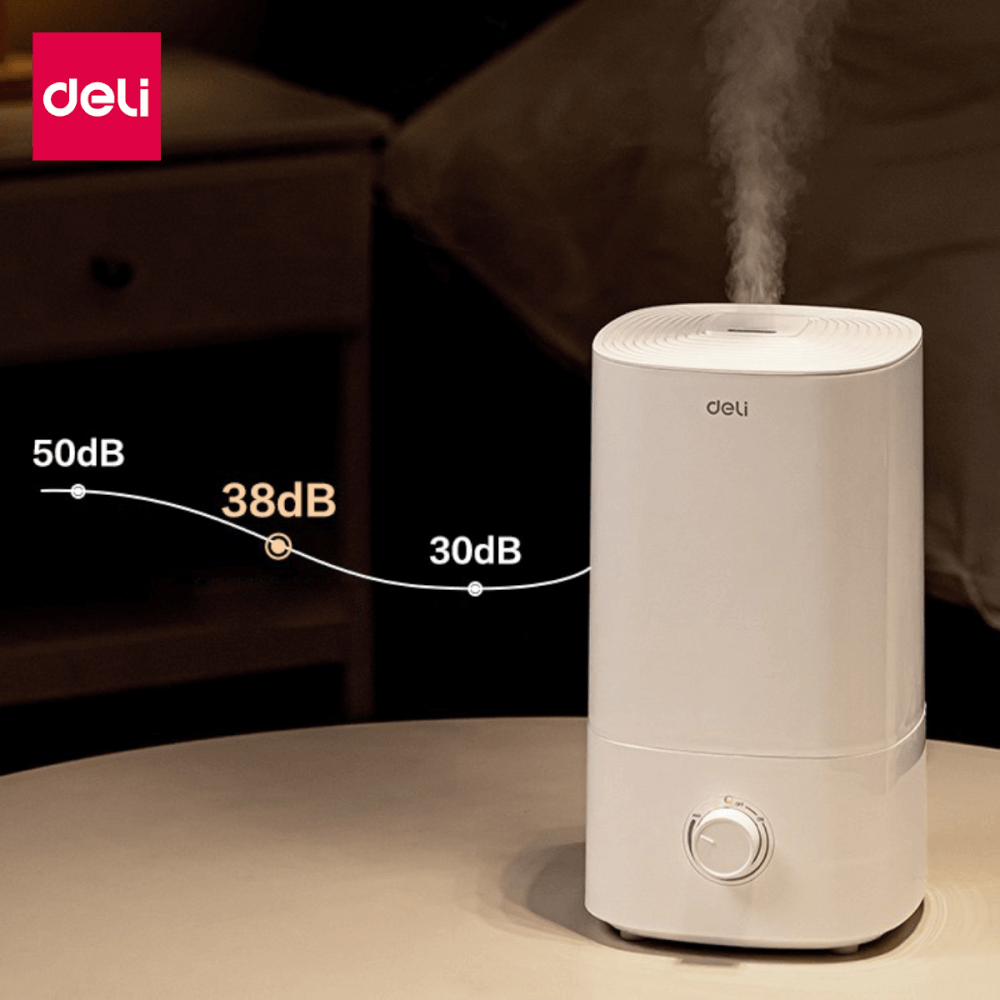 เครื่องเพิ่มความชื้น DELI LE383-WH-01 สีขาว 4L